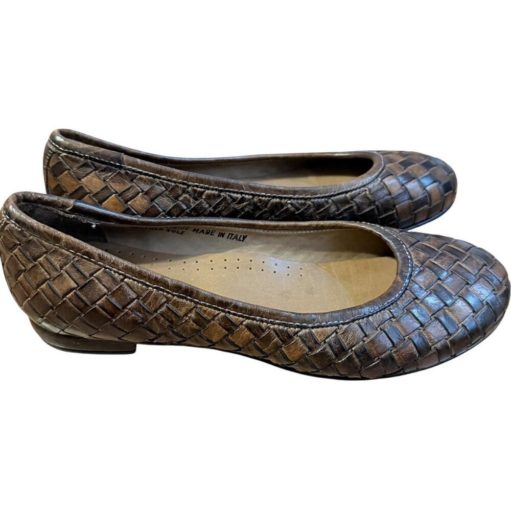 Calzoleria Toscana Womens Melania Ballerina Size 38.5